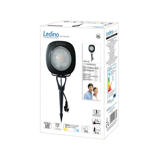 LED-maapiikkikohdevalo Riem, 50 W