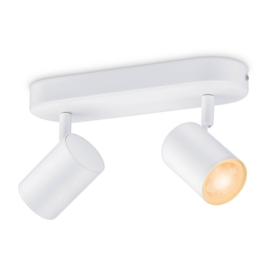 WiZ Imageo -LED-spotti, 2 lamppu, RGB, valkoinen