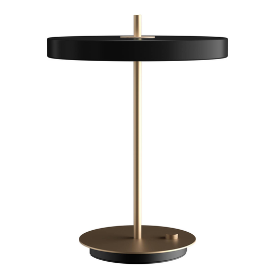 UMAGE LED-pöytävalaisin Asteria table USB musta