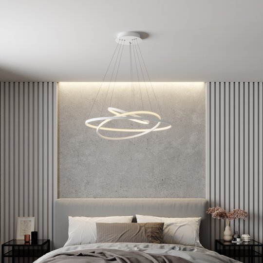 LED-riippuvalaisin Ezana, valkoinen