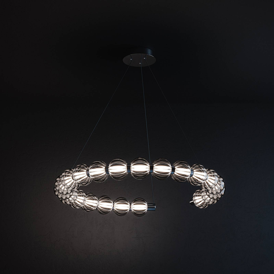 Maytoni Amulet-LED-riippuvalo, vaakasuora Ø88,5 cm