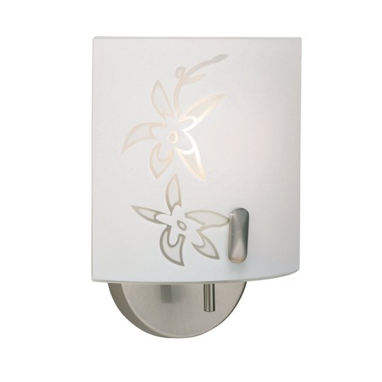Lasinen seinävalaisin Orchid