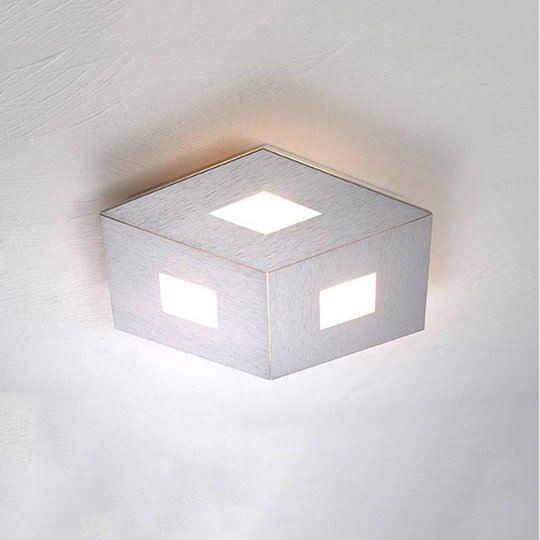 Bopp Box Comfort LED-kattovalaisin, hopea 35cm