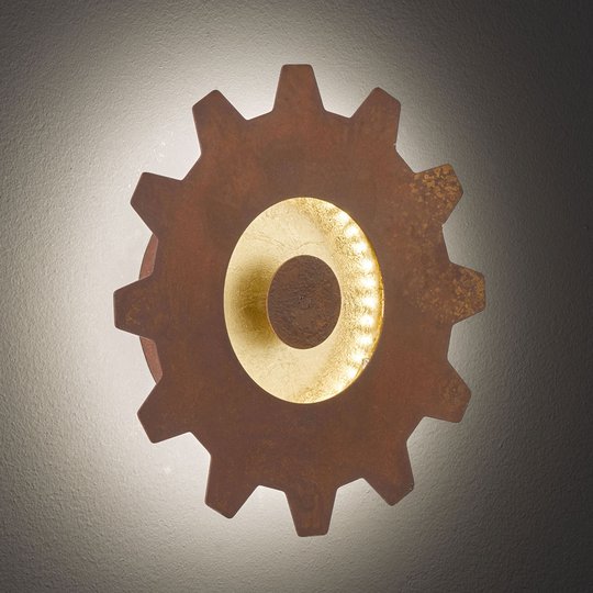 LED-seinävalaisin Leif, kultatehoste