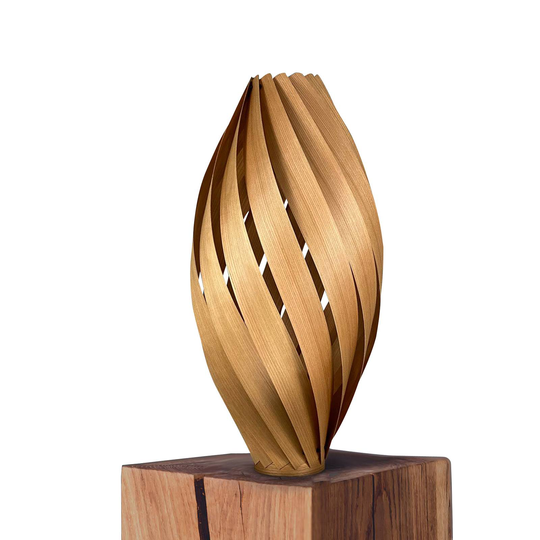 Gofurnit Ardere -pöytälamppu, kirsikkapuu, K 60 cm