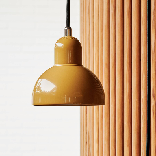 FRITZ HANSEN Kaiser Idell 6722-P, kiiltävä okra