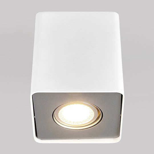 LED-alasvalo Giliano 1-lampp. kulmikas, valkoinen