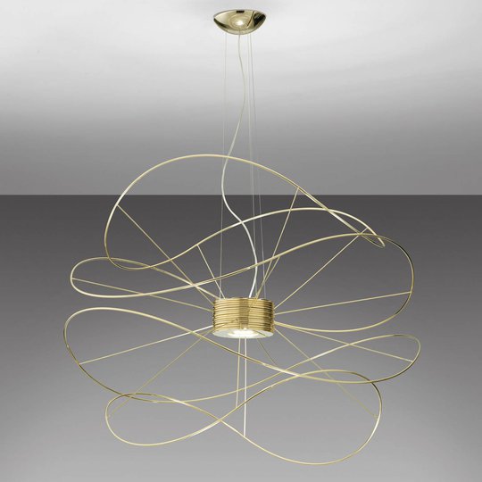 Axolight Hoops 4 LED-riippuvalaisin, kulta