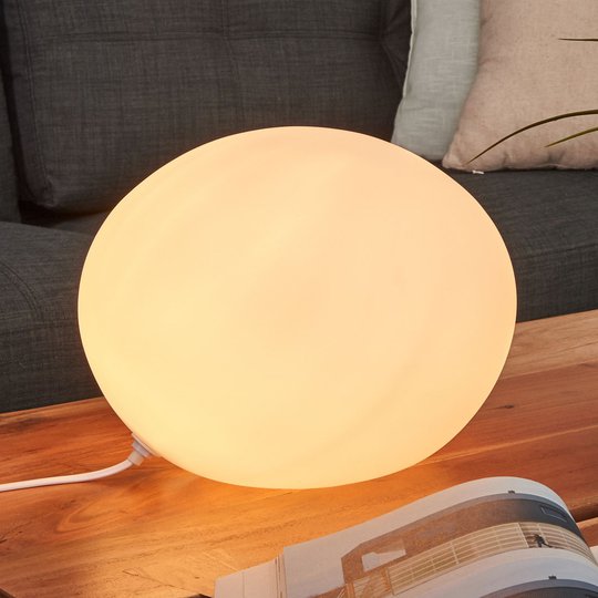 Pöytävalaisin, soikea lasi Ø 30 cm
