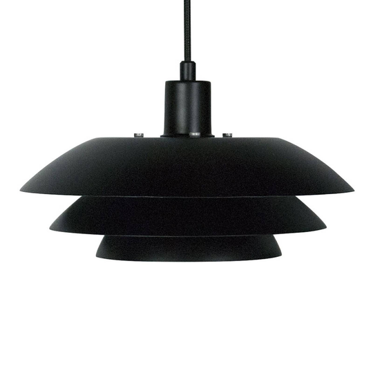 Dyberg Larsen DL31 -riippuvalo metallia, musta