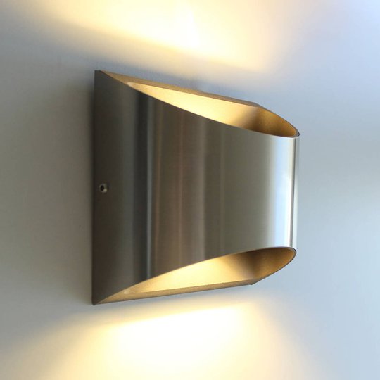 Dodd-LED-ulkoseinävalaisin, ruostumaton teräs