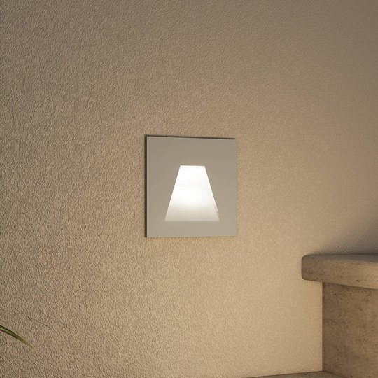 Arcchio Lasca -LED-uppovalaisin, hopea
