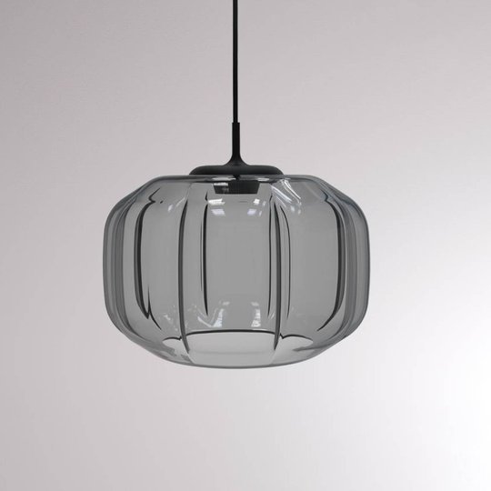 LOUM Fiori -LED-riippuvalaisin harmaa