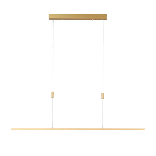Lucande Tolu LED-riippuvalaisin, messinki, 139 cm