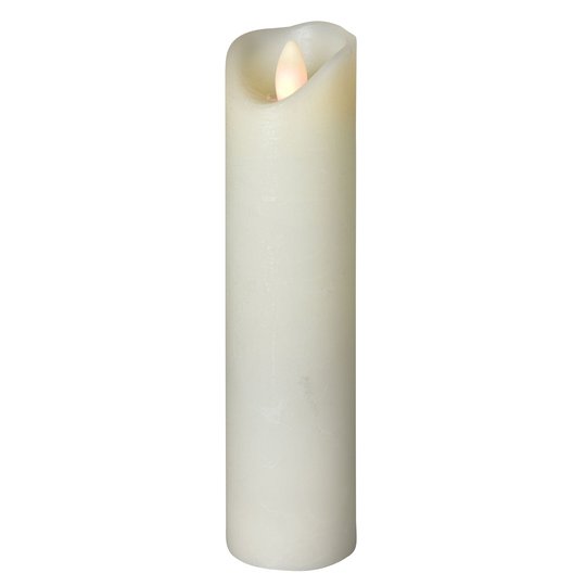 LED-kynttilä Shine, Ø 5 cm, norsunluu, 20 cm