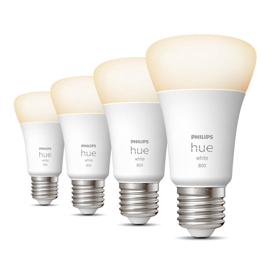 Philips Hue White 9W E27 LED-lamppu, 4 kpl/pakkaus