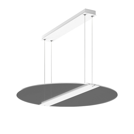 RZB Twindot S Round-LED-riippuvalo DALI Ø645mm 840