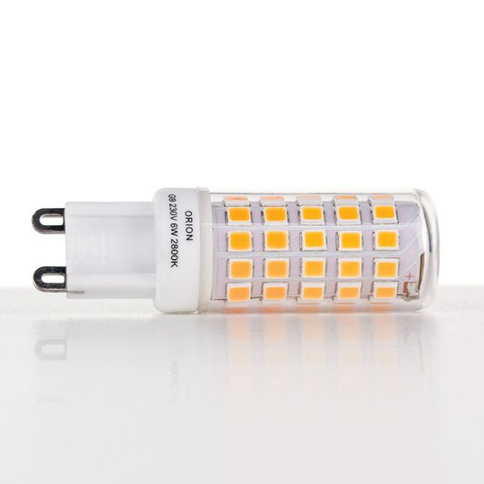 Kaksikantainen LED-lamppu G9 6W 2 800 K himmennys