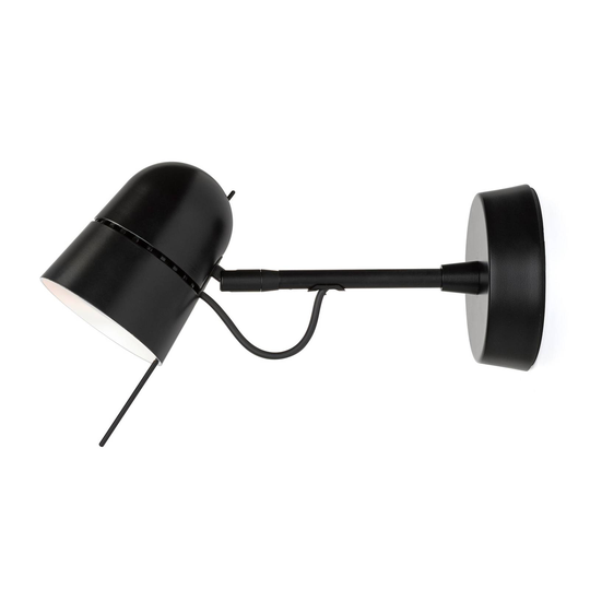 Luceplan Counterbalance -LED-seinävalo, musta