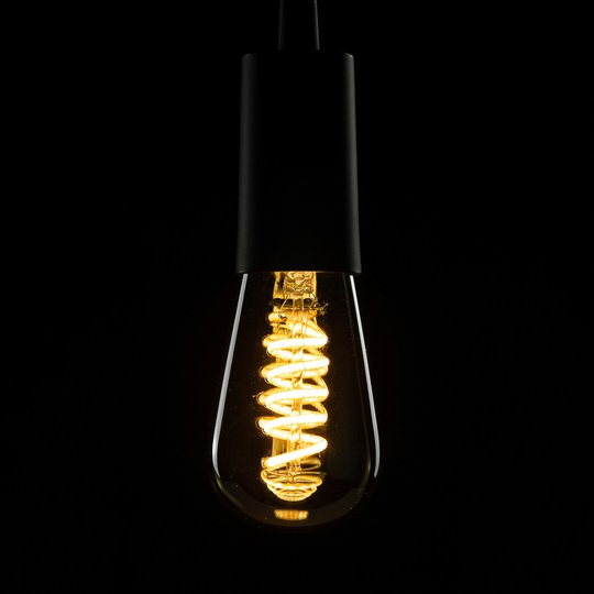 SEGULA LED-lamppuE27 8W ST64 Curved ambient savu