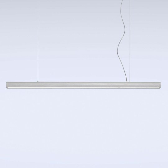 LED-riippuvalaisin Materica, tanko 150 cm, betoni