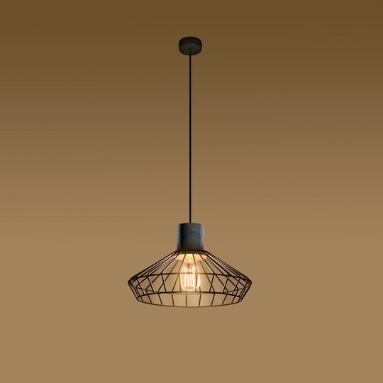 Riippuvalo Grid ristikkovarjostin betonia, Ø 37 cm