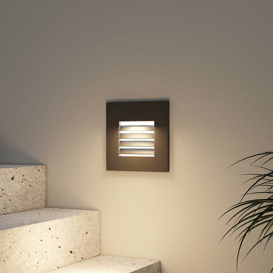 Arcchio Makio -LED-uppovalaisin, musta