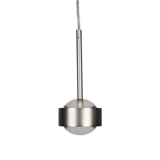LED-riippuvalaisin Puk Drop Solo, matta nikkeli