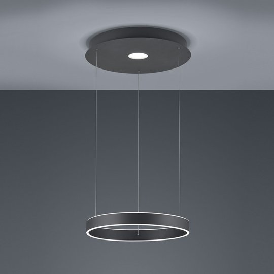 LED-riippuvalaisin Logan, antrasiitti