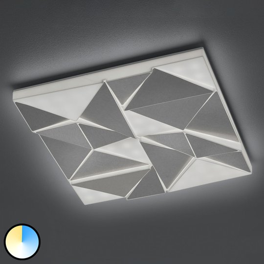 LED-kattovalaisin Trinity yövalolla, 60x60 cm