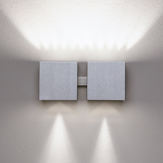 Seinävalaisin Dau up-down alu, 2 lamppua