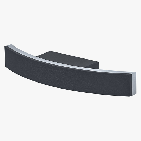 LEDVANCE Endura Style Bow-LED-ulkoseinävalo harmaa