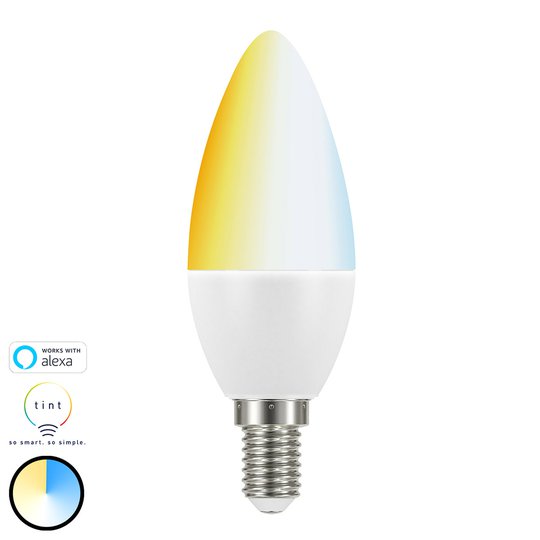 Müller Licht tint white-LED-kynttilälamppuE14 5,8W