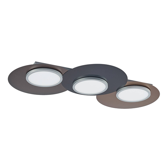 Lindby Enavi -LED-kattovalaisin, 3-lamppuinen