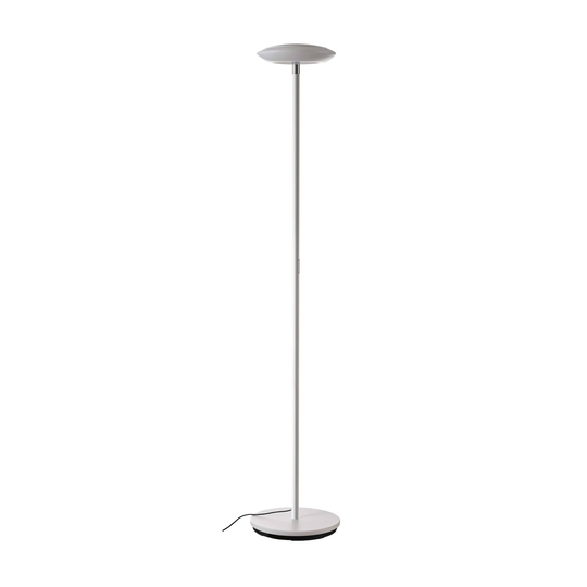 LED-lattiavalo Bermuda, taittuva pää, valkoinen