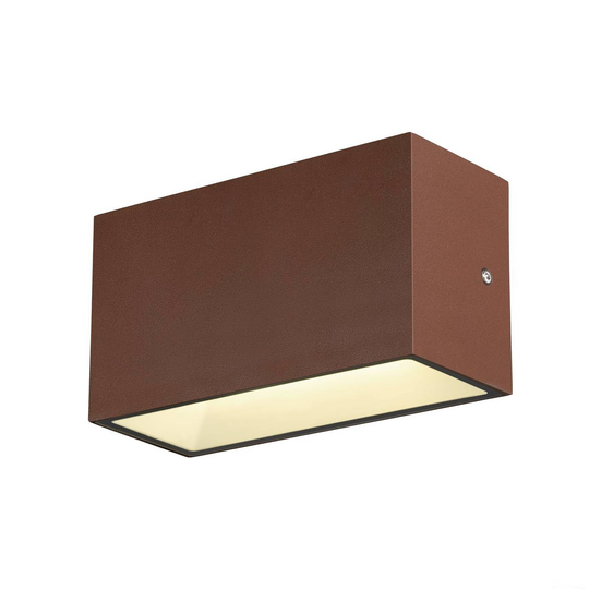 SLV Sitra -LED-ulkoseinävalo up/down 20cm ruoste