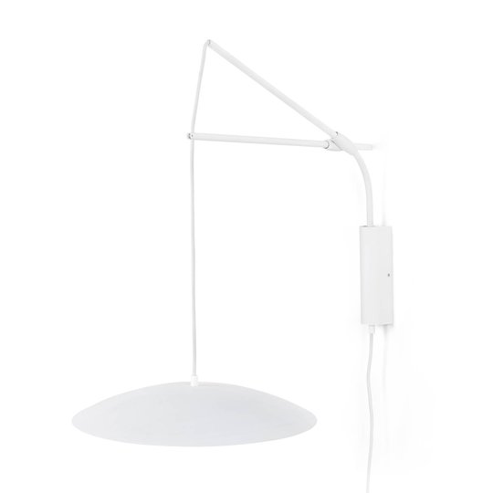 LED-seinävalaisin Slim pistokkeella, valkoinen