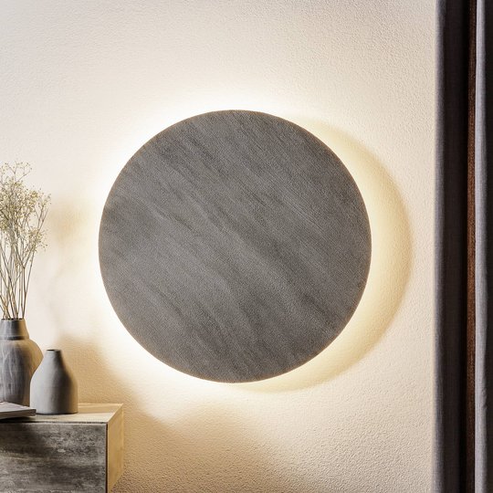 Escale Blade -LED-seinävalaisin, betoni, Ø 59 cm