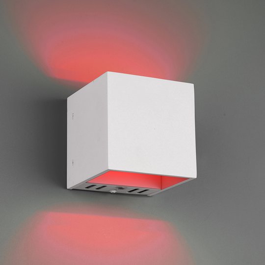 Trio WiZ Figo LED-seinävalaisin, matta valkoinen