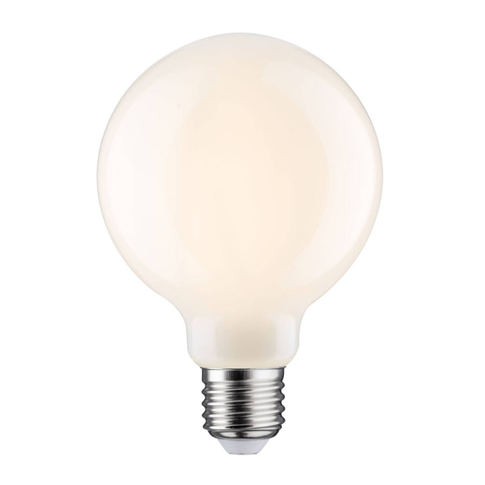 Paulmann LED-Globe G95 E27 7,5W 827 opal himmennys