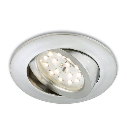 Alumiininvärinen LED-uppokohdevalo Erik