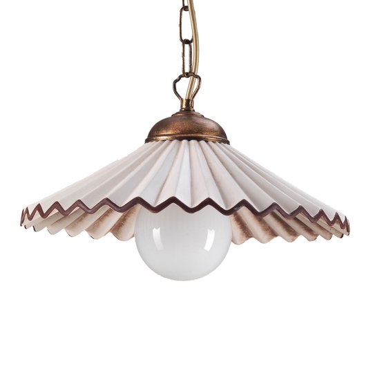Riippuvalo Rosina 1-lamp. vaaleanpunainen/pronssi