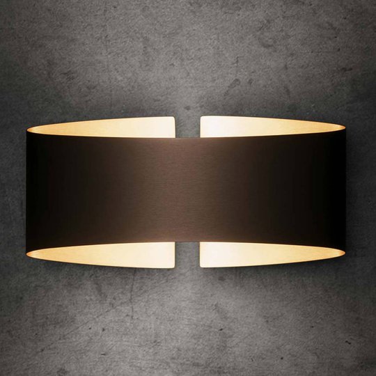 Holtkötter Voilà -LED-seinävalaisin, fumé matta