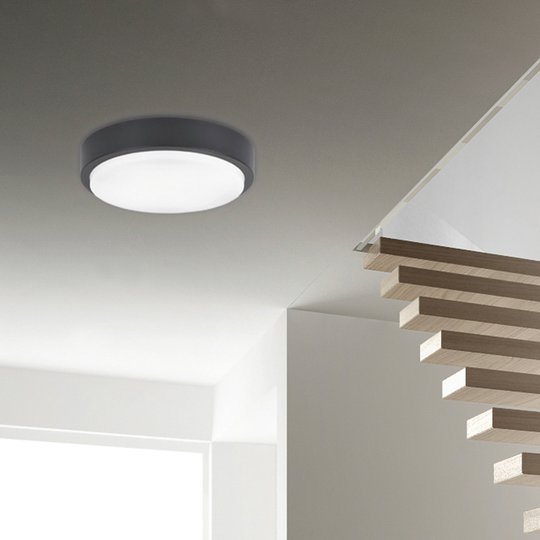 Paul Neuhaus Q-LENNY ulkoseinälamppu, pyöreä