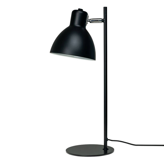 Dyberg Larsen Skagen -pöytälamppu, mattamusta