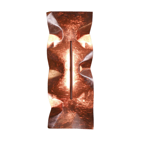 Knikerboker Crash Tube -seinälamppu 60x25cm kupari