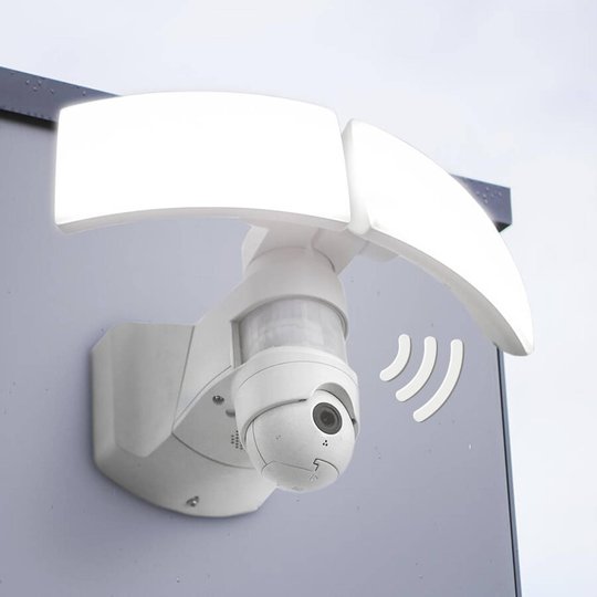 LED-ulkoseinälamppu Libra Cam, kameralla